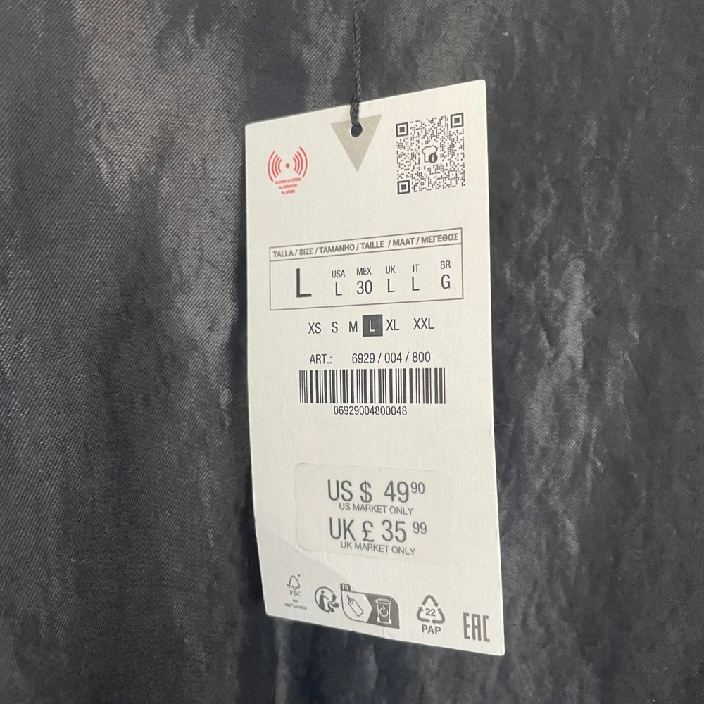 Zara Black Mini Dress - Picture 3 of 4